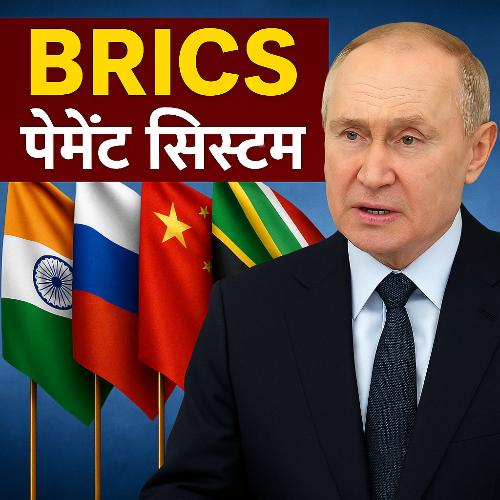 BRICS PAY :पुतिन ने नई अंतर्राष्ट्रीय भुगतान प्रणाली पर जोर दिया